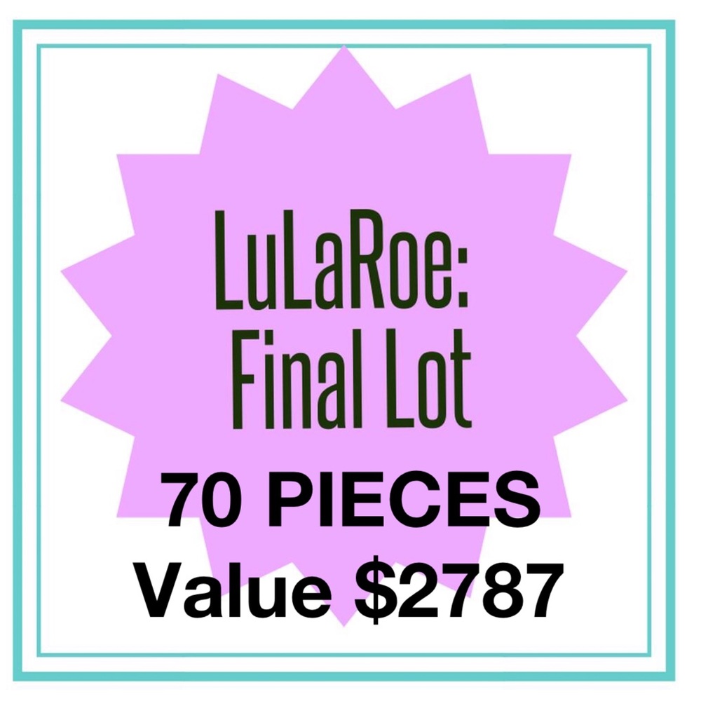 LULAROE LOT 70 PIECES NWT